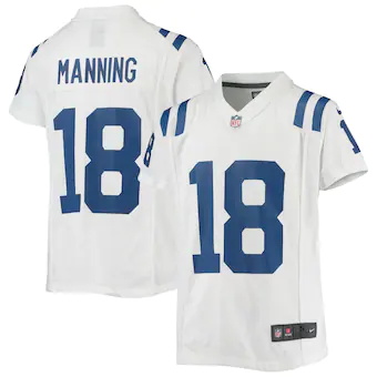 youth nike peyton manning white indianapolis colts retired 